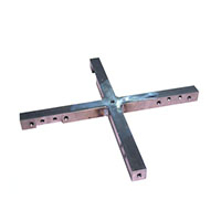 4 Post, 2 Coil, and 18 Inch (in) Clockwise (CW) Crossarm Weldment (048-012-0068)