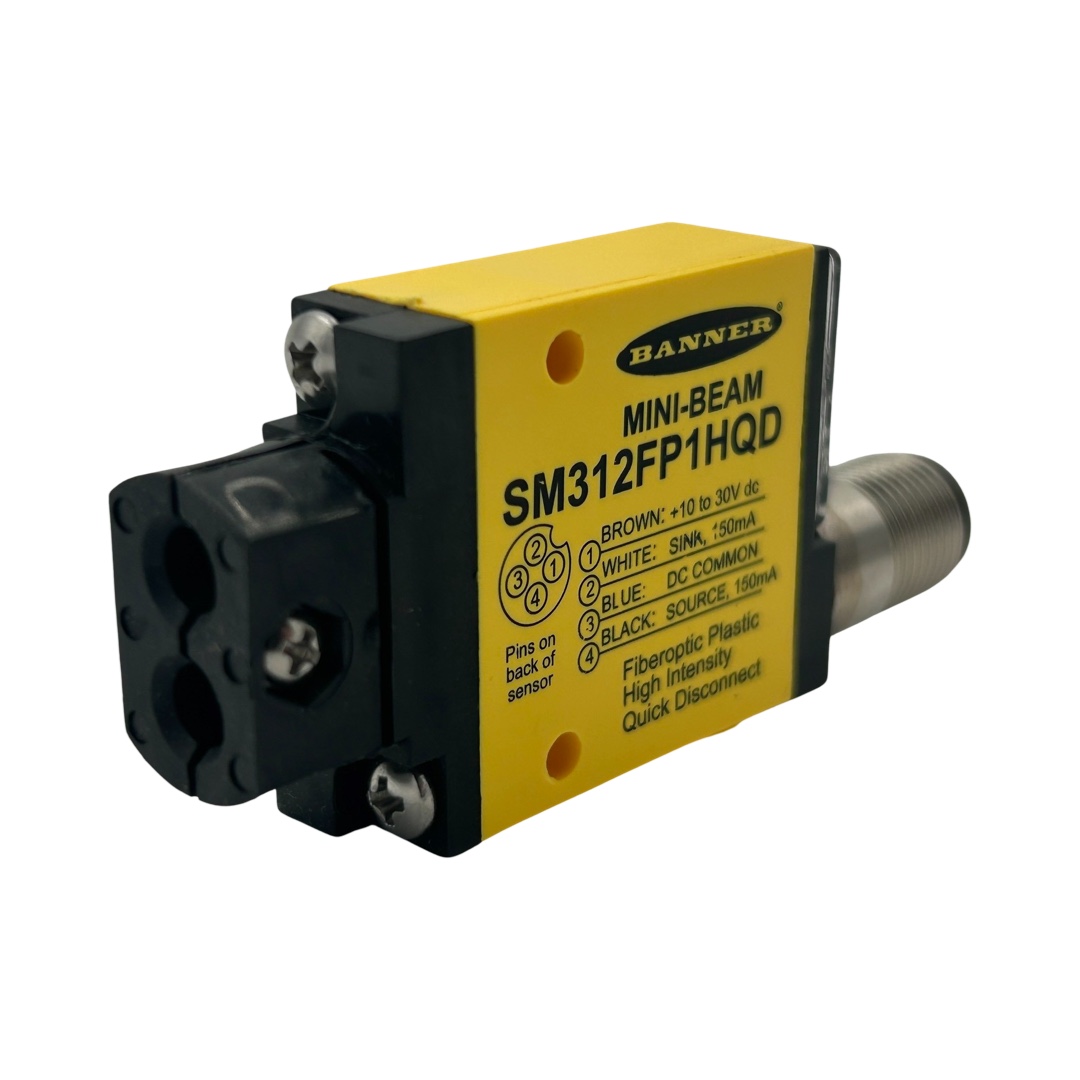 Part # 111-000-0535, Banner Minibeam Fiber Optic Sensor, QD On Rodix, Inc.