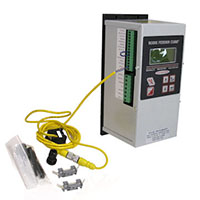 VF Series, Model VF-3-OF with Vibration Sensor, and Single Control Open Frame Vibratory Feeder Controller (121-000-0777)